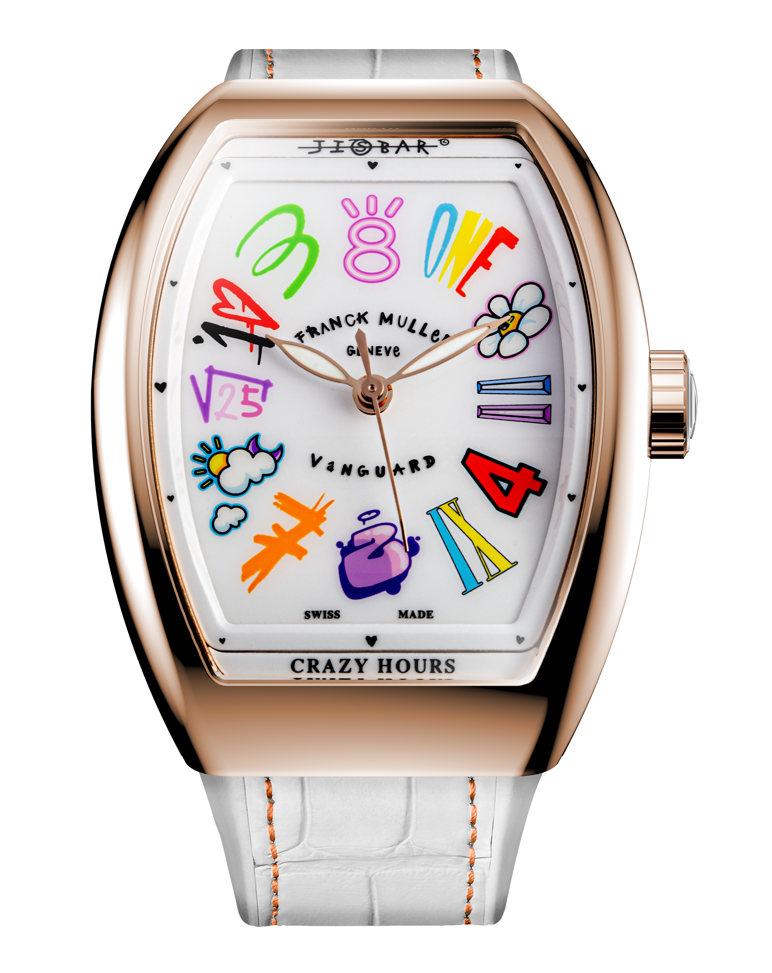 エビフリャー　タカノディス　シュタイヴァル Vanguard Crazy Hours Jisbar - Franck Muller